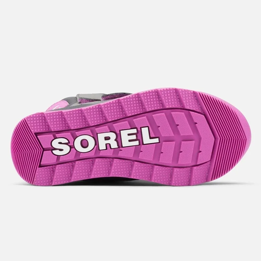 Sorel Whitney II Strap Toddler US 6 Quarry Grill Round Toe Winter Boots RHS7689